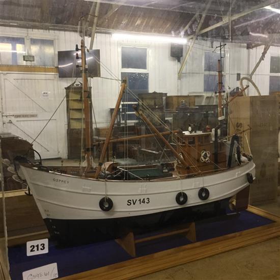 Model of the Osprey fishing boat